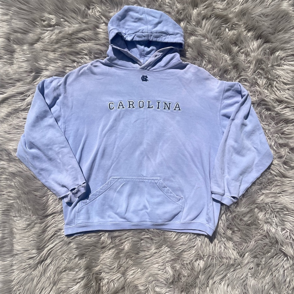 Carolina light blue Hoodie size S(slight distressing)